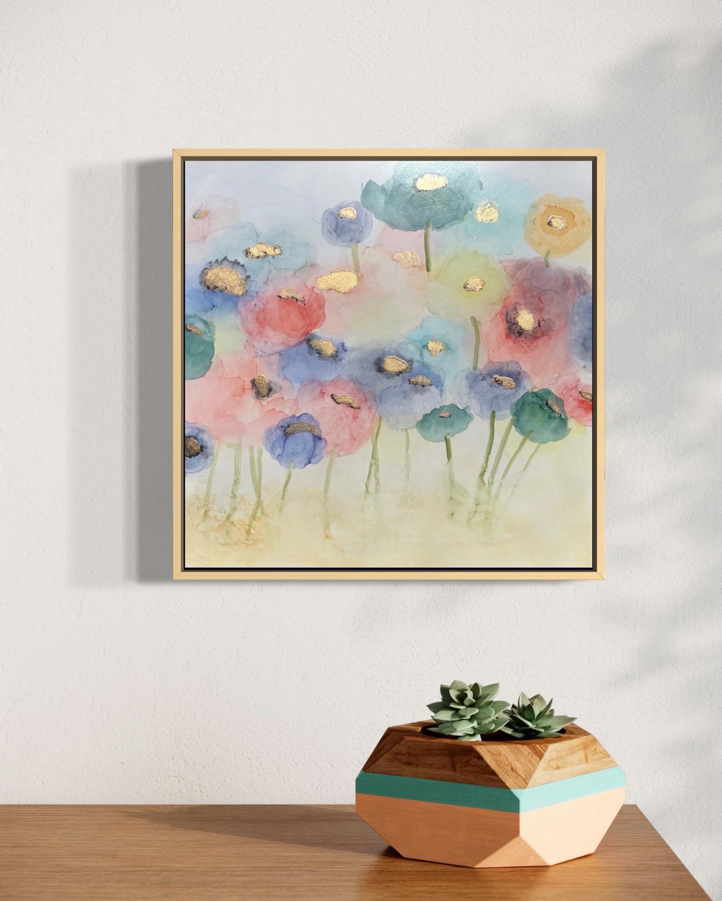Bejeweled Blooms 2 12 x 12