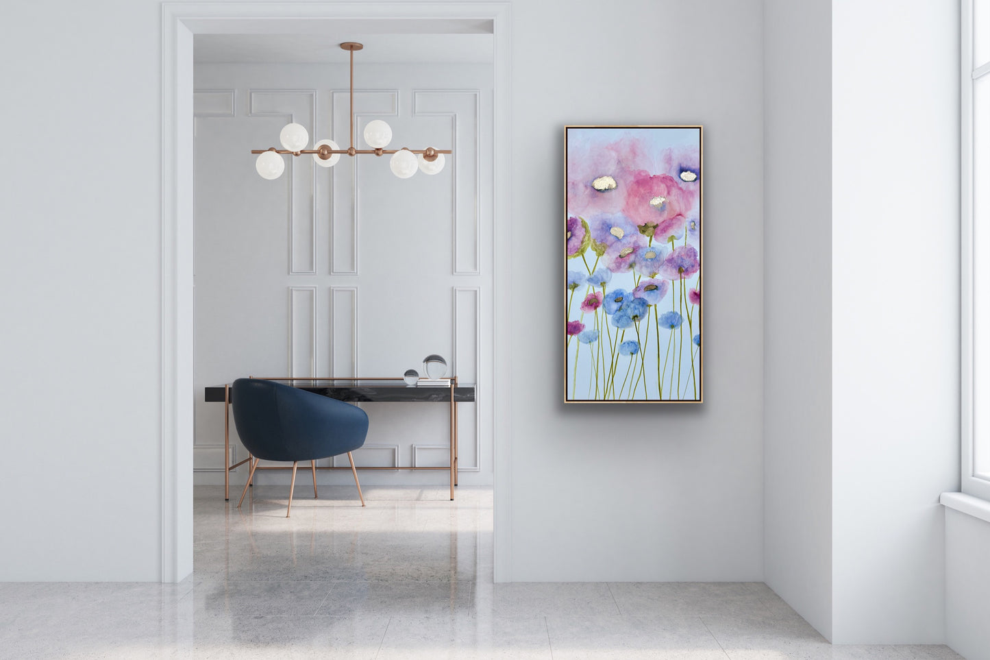 Fields of Gold and Lavender 24 X 48