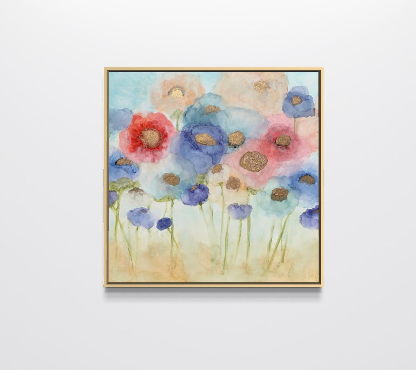 Bejeweled Blooms 1 12 x 12