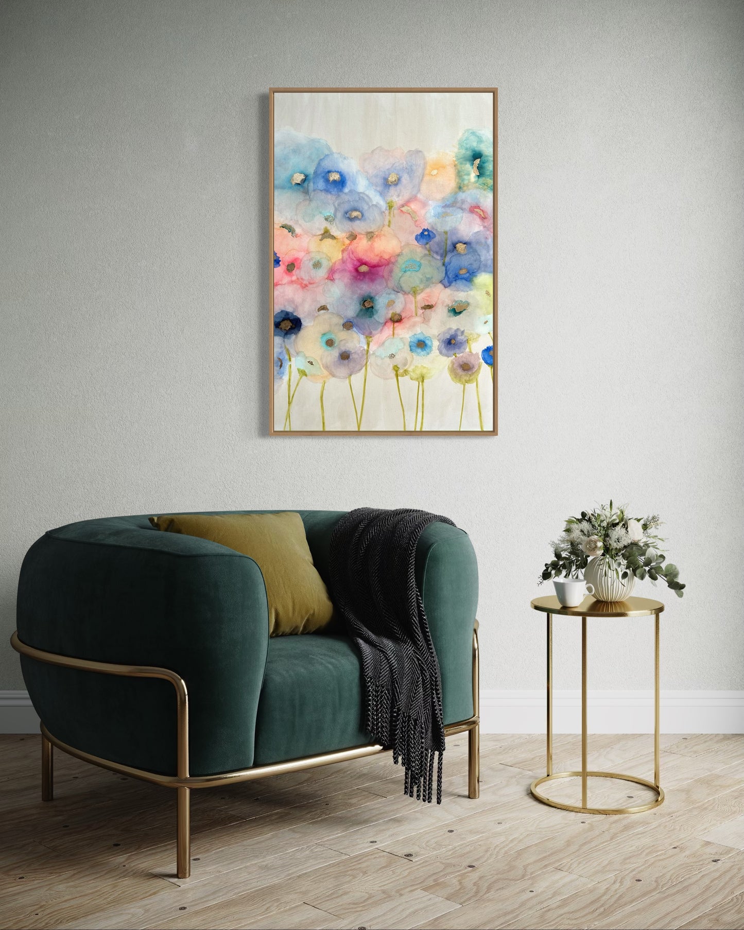 Happy Garden 24 x 36